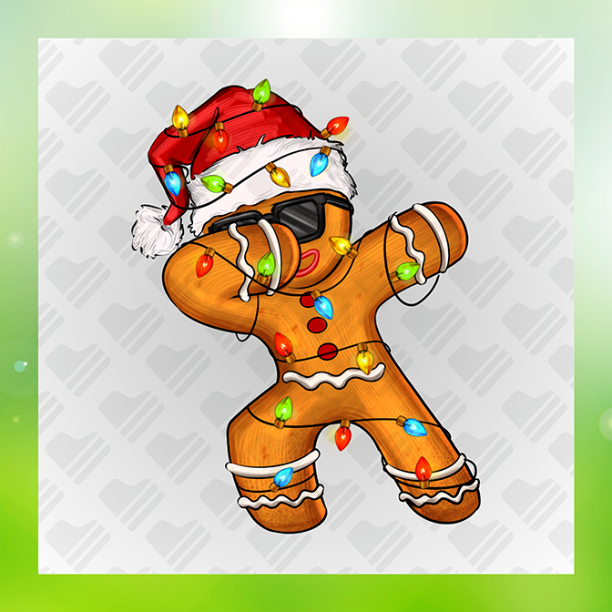 Gingerbread Man Sticker