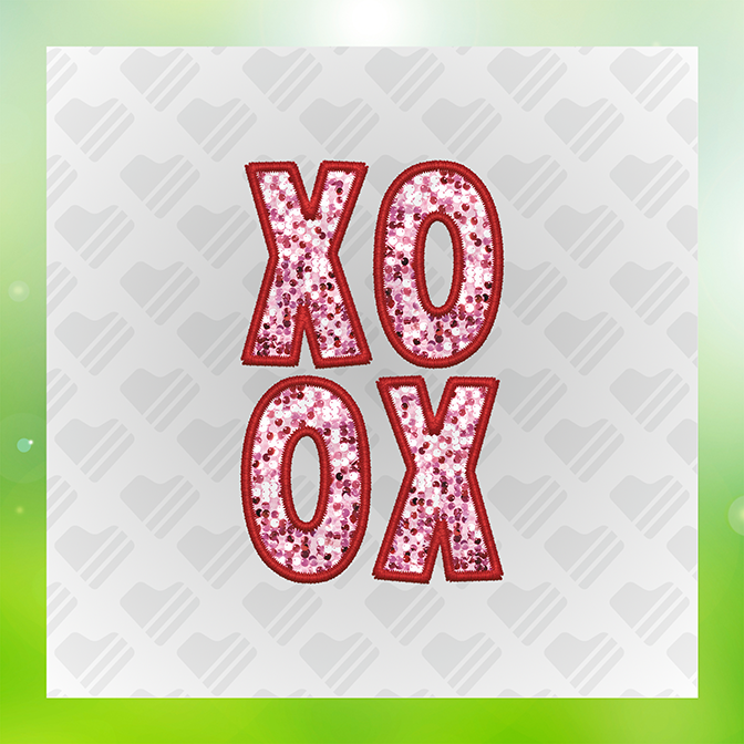 Glitter Look, No Mess Xoxo Ver. 2 Sticker