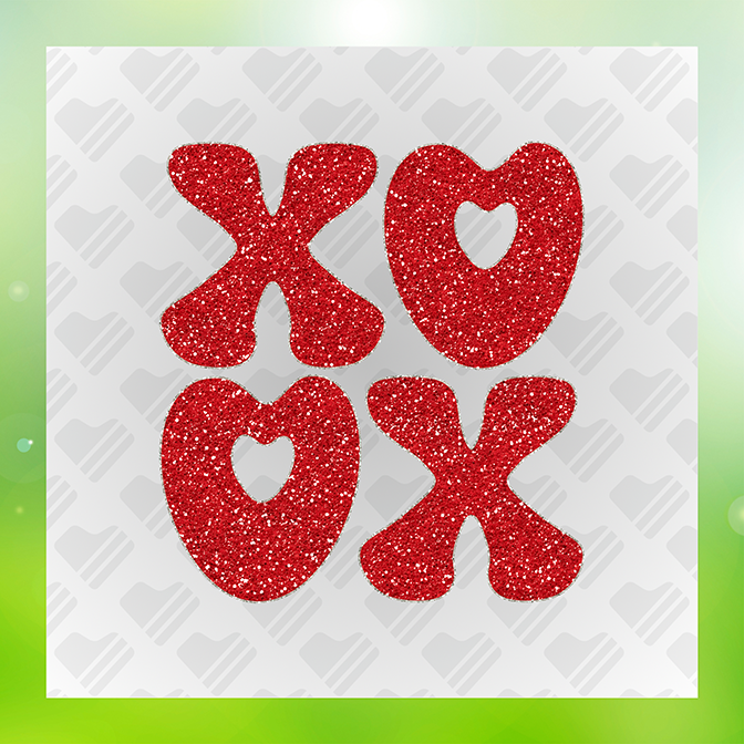 Glitter Look, No Mess Xoxo Ver. 3 Sticker