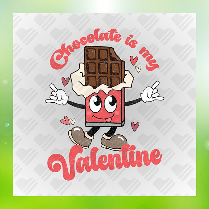 Chocolate my Valentines Sticker