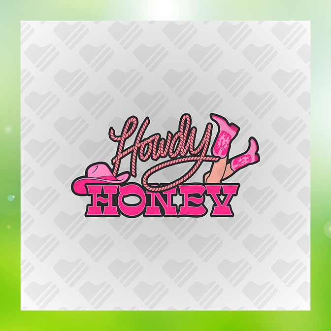 Howdy Honey Ver.2 Sticker