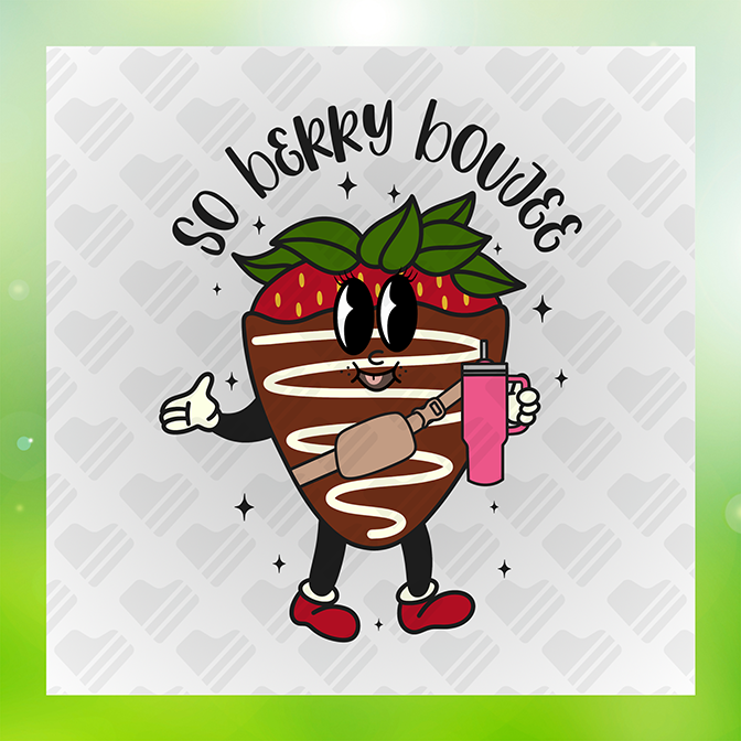 So Berry Boujee Ver.2 Sticker