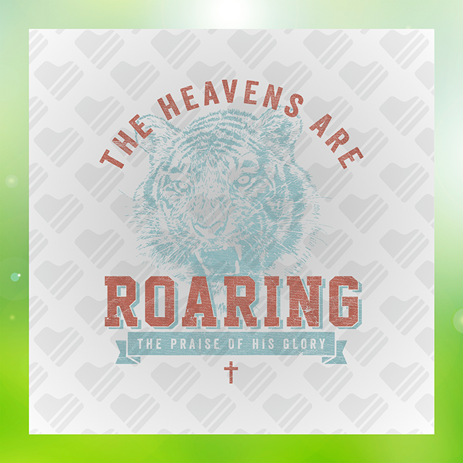 Heavens Are Roaring Sticker