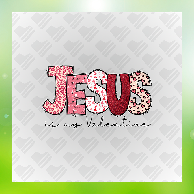 Jesus is My Valentines Sticker