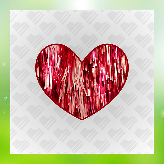 Valentines Heart v4 Sticker