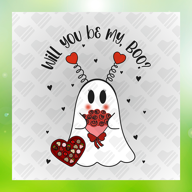 Will U Be My Boo Ver.2 Sticker
