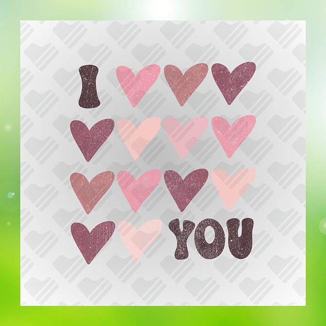 I Heart You Sticker