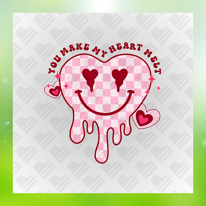 You Make My Heart Melt Sticker