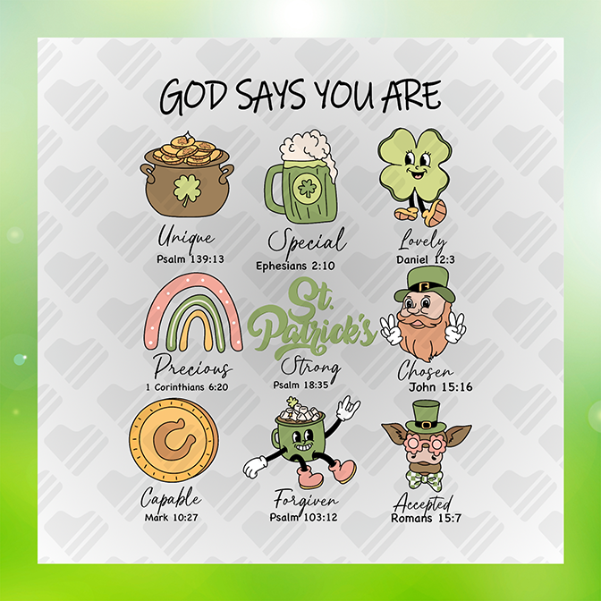 God Says You Are Sticker