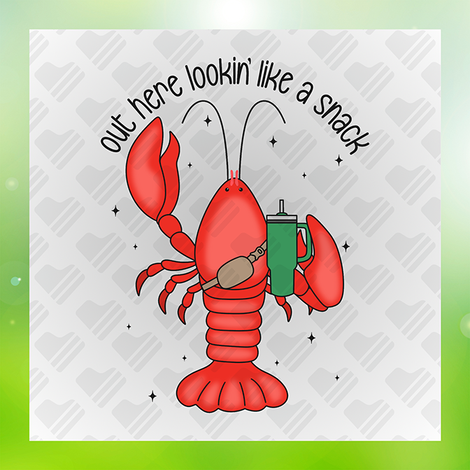 Out Here Lookin Like Snack Ver.4 Sticker