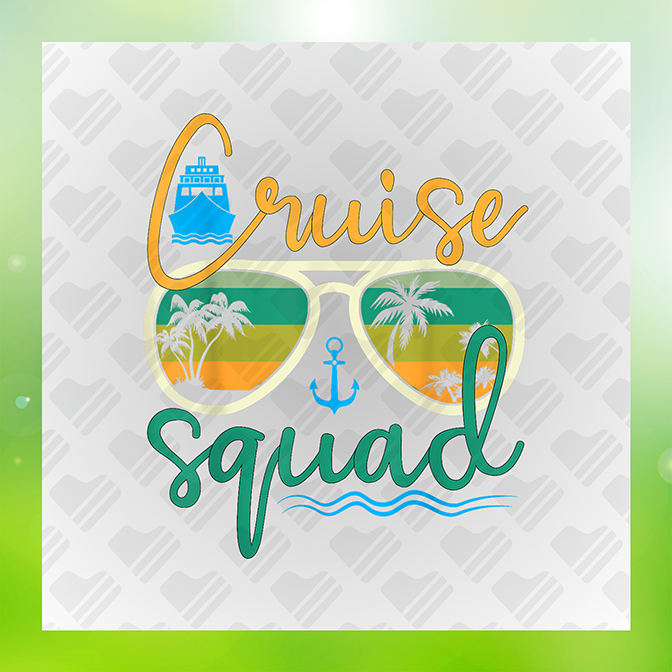 Cruise Squad Sticker