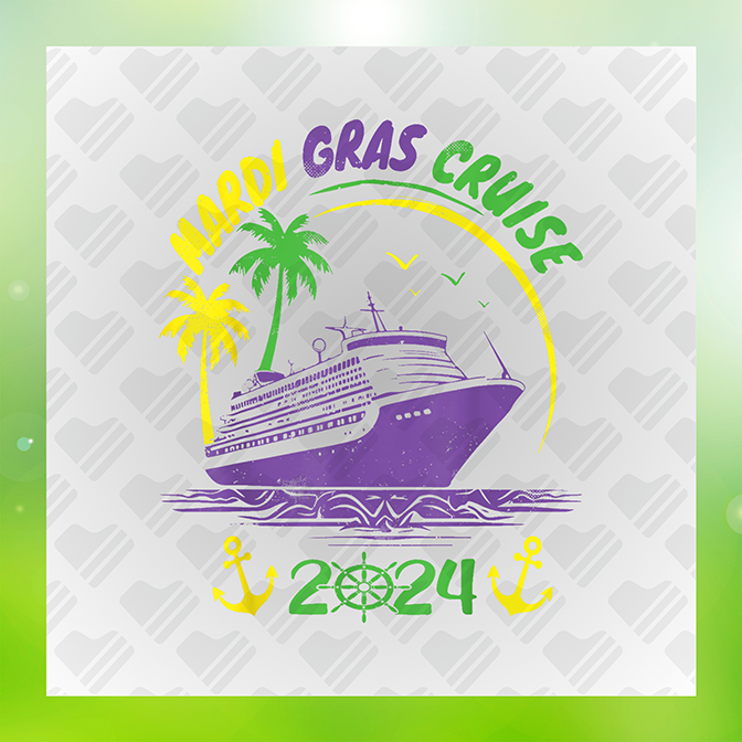 Mardi Gras Cruise 2024 Sticker