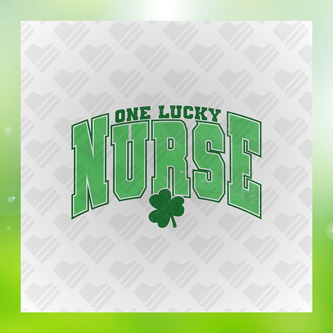One Lucky Nurse Sticker