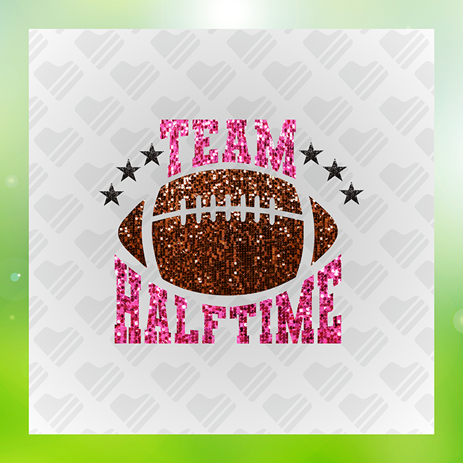 Glitter LookNo Mess Team Half Time Sticker