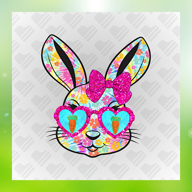 Glitter Look, No Mestylish Rabbit Sticker