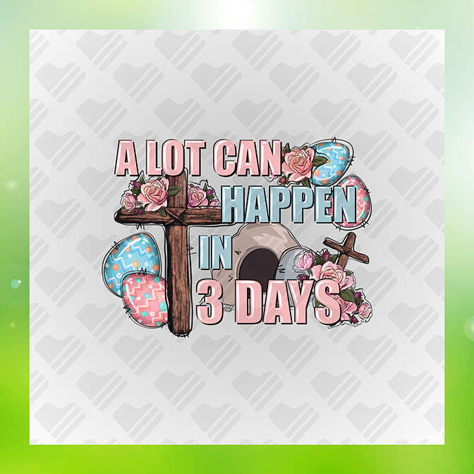 A Lot Can Happen in 3 Days Ver.2 Sticker