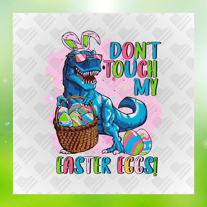 Don't Touch My Easter Egg Sticker