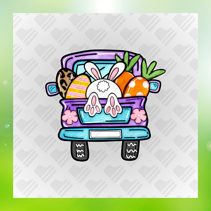 Easter Truck Sticker