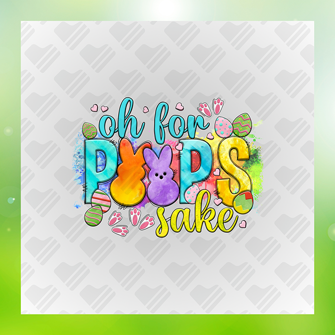 Oh 4 Poops Sake Sticker