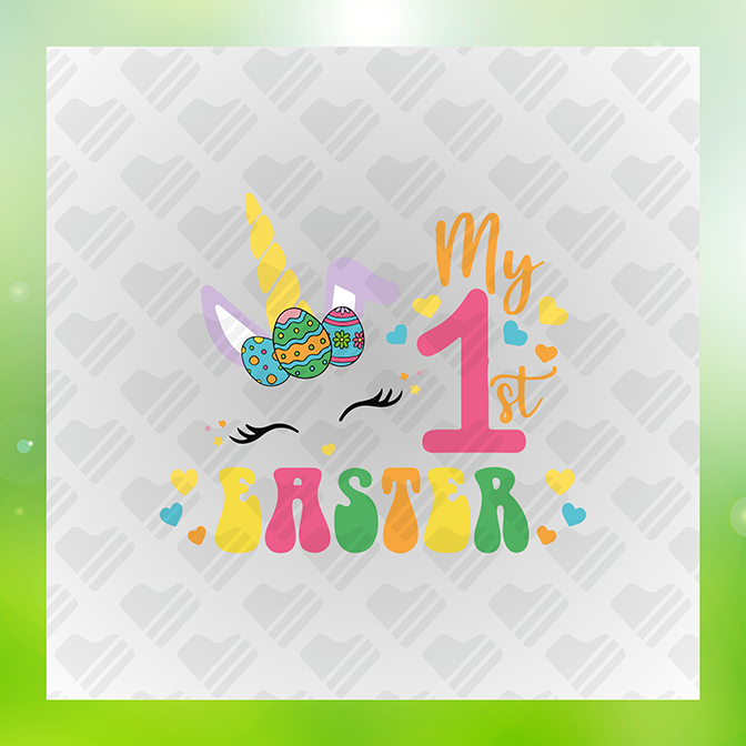 My 1st Easter Sticker