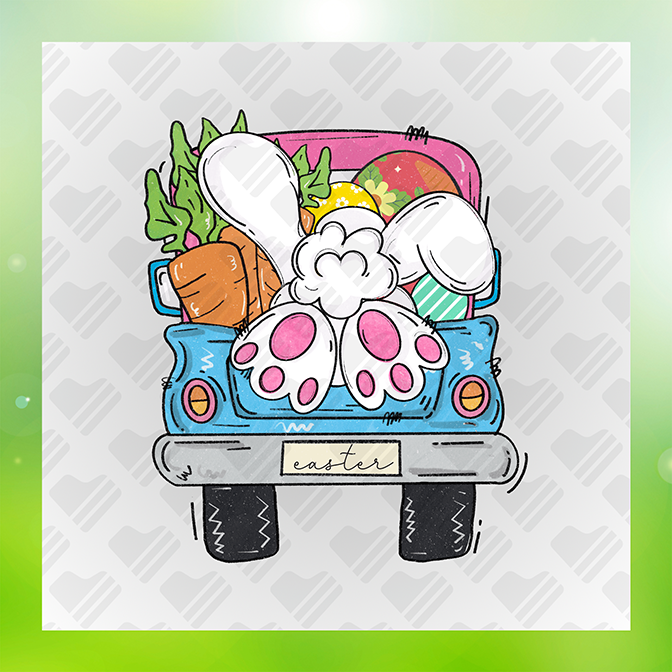 Easter Truck Ver.2 Sticker