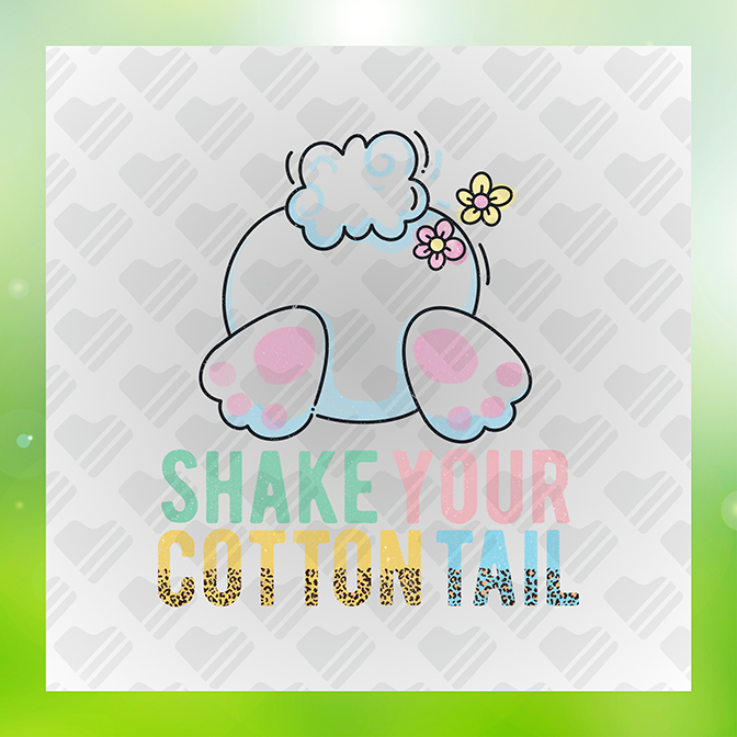 Shake Your Cotton Tail Sticker