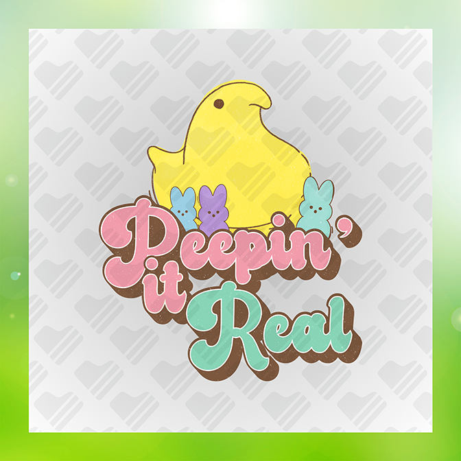 Peepin it Real Sticker
