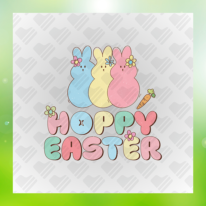 Hoppy Easter Sticker