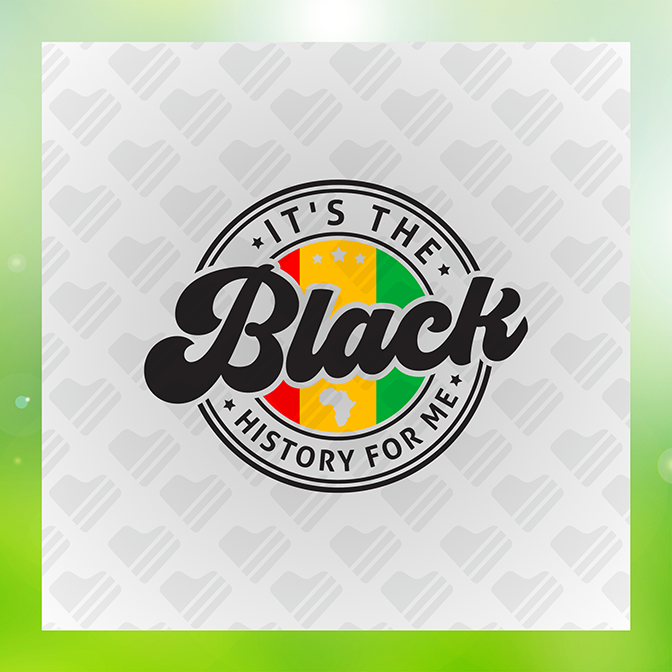 It's The Black History 4 Me Sticker