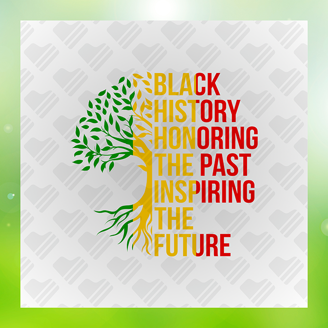 Black History Honoring The Past Sticker