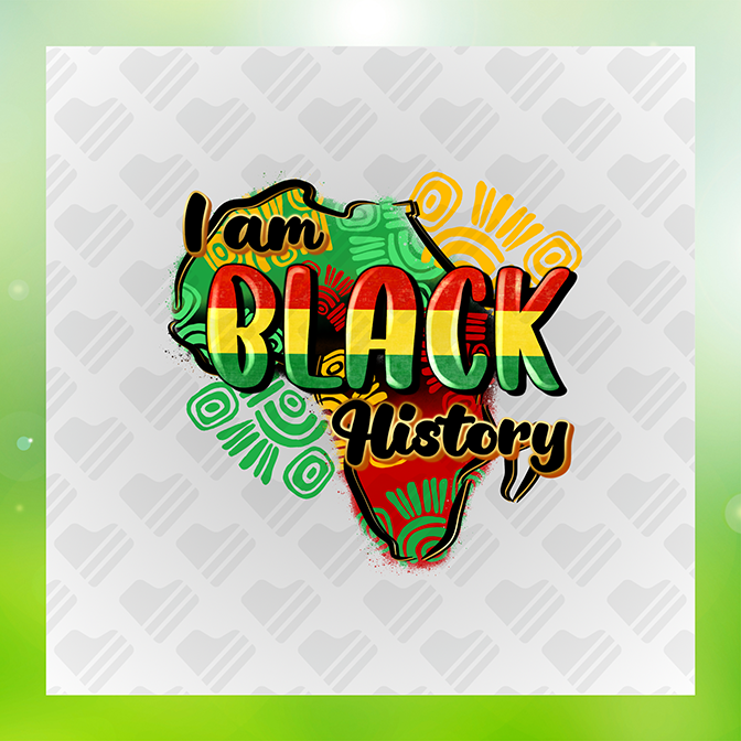 I Am Black History Ver.2 Sticker