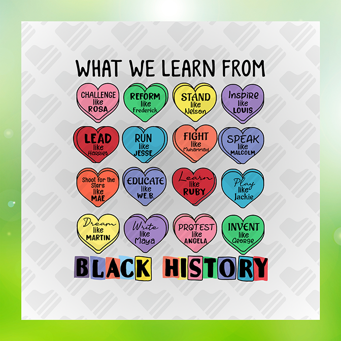 What We Learn From Black History Ver.2 Sticker