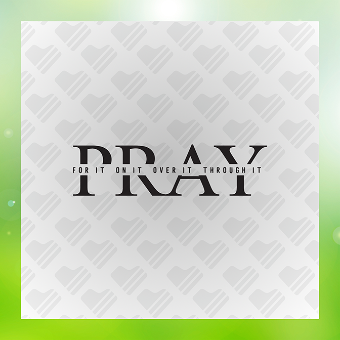 Pray For It Pray Through It Sticker