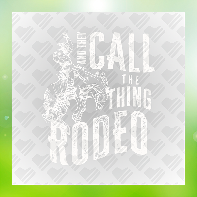 Call The Thing Rodeo Ver.2 Sticker
