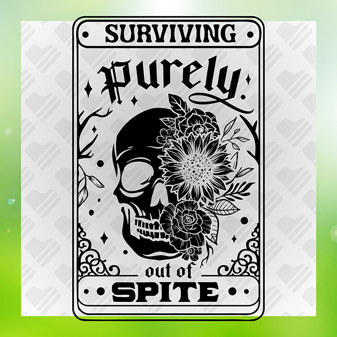 Purely Out of Spite Sticker