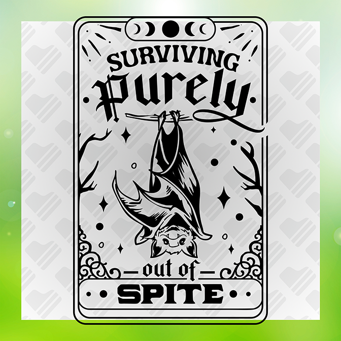 Surviving Purely Out Of Spite v5 Sticker
