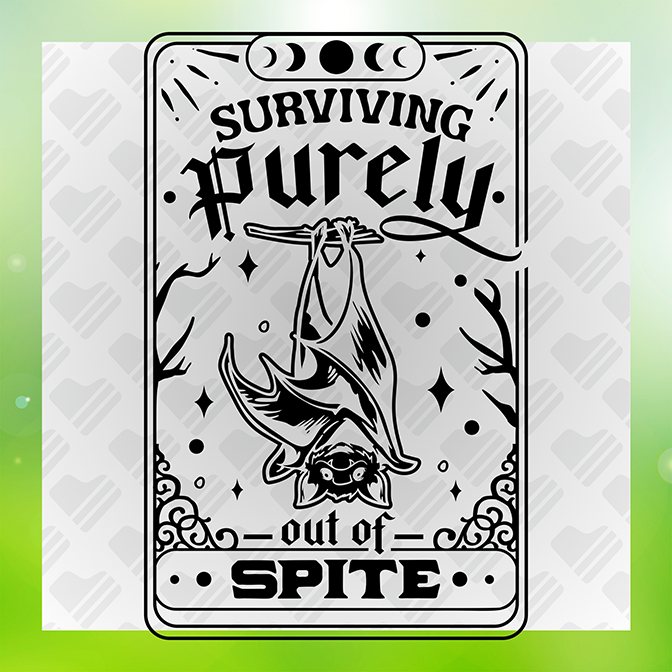 Surviving Purely Out Of Spite v5 Sticker