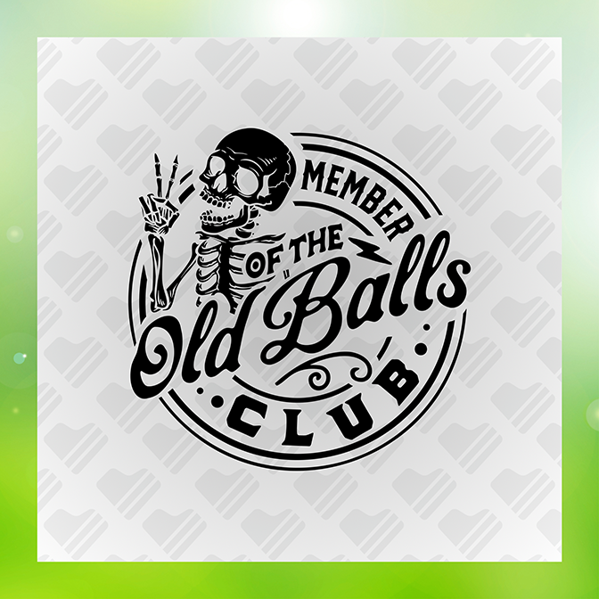 Members Of The Old Balls Club Sticker