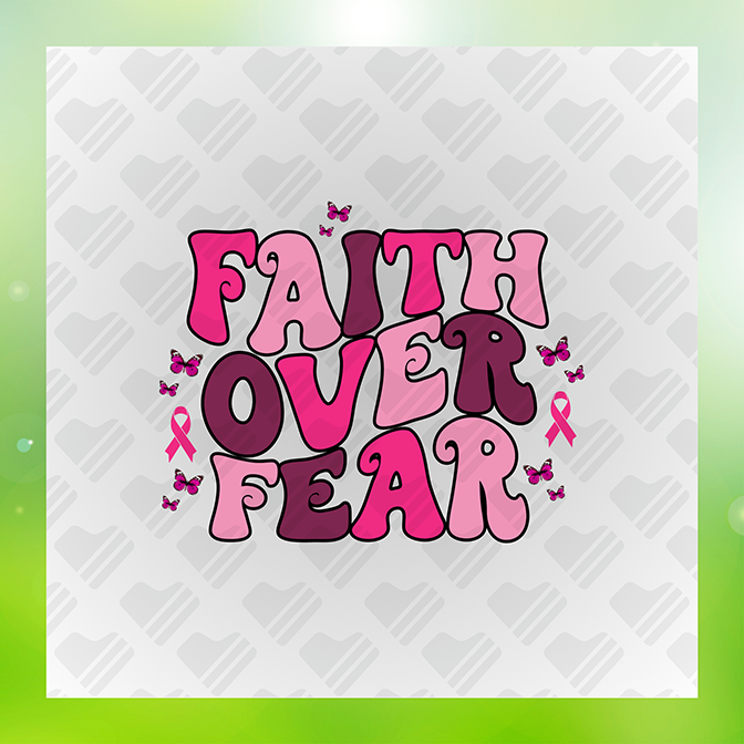 Faith Over Fear Sticker