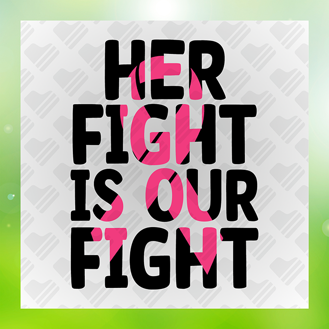 Her Fight Is Our Fight Sticker
