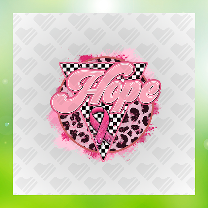 Glitter Look, No Mess Hope Sticker