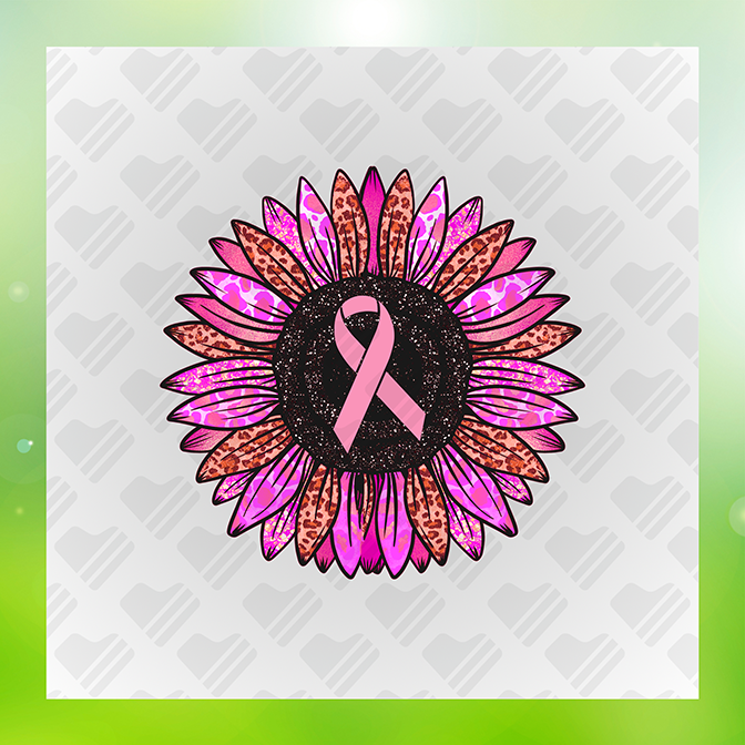 Glitter Look, No Mess Flower Ribbon Sticker