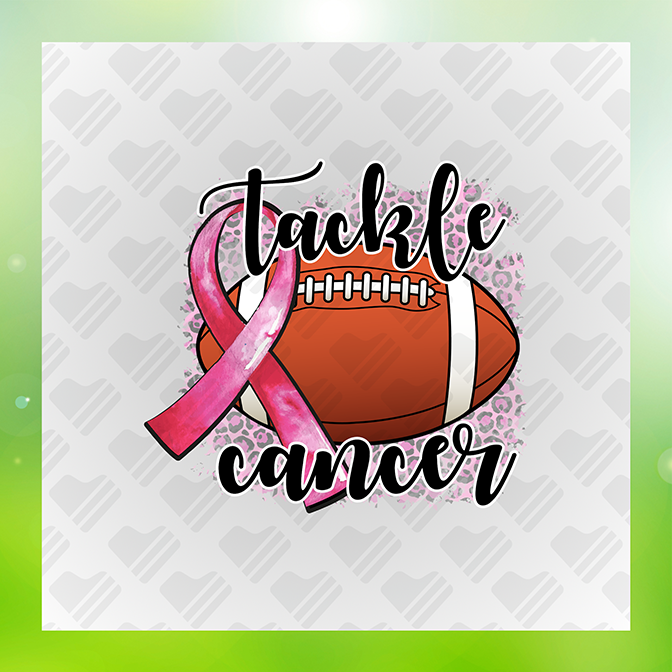 Tackle Cancer Sticker