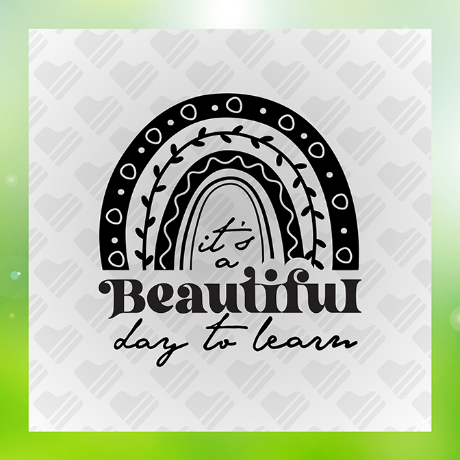 It's A Beautiful Day To Learn Sticker