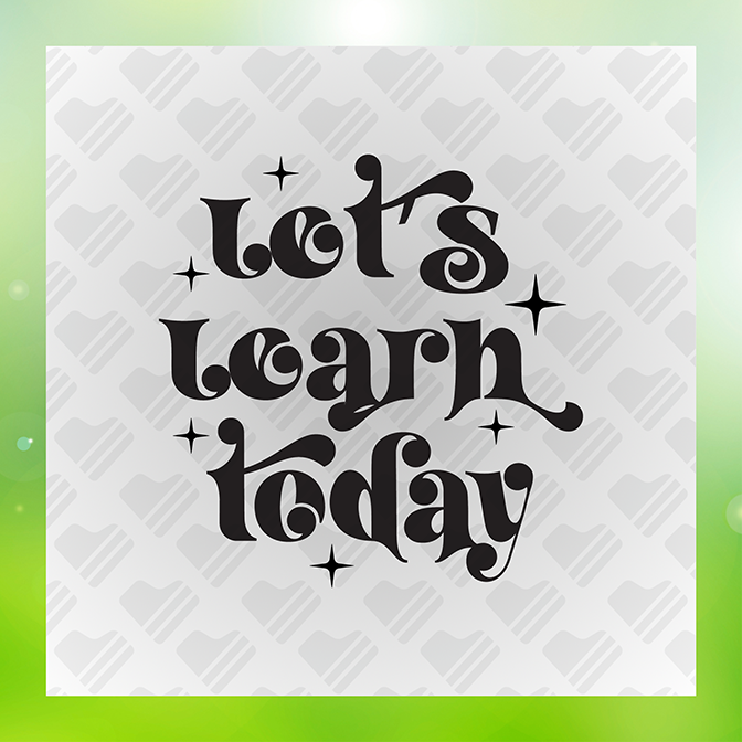 Let's Learn Today Sticker