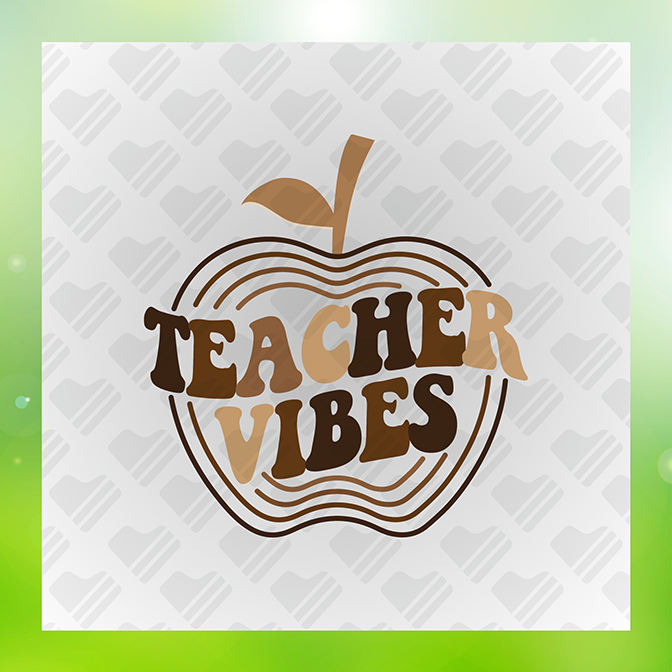 Teacher Vibe v2 Sticker