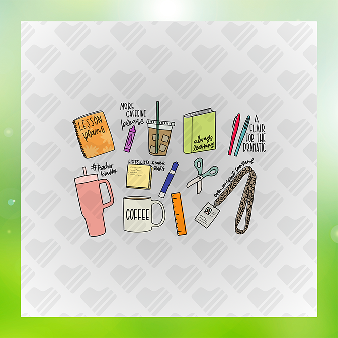 Teacher's Teaching Tool Sticker