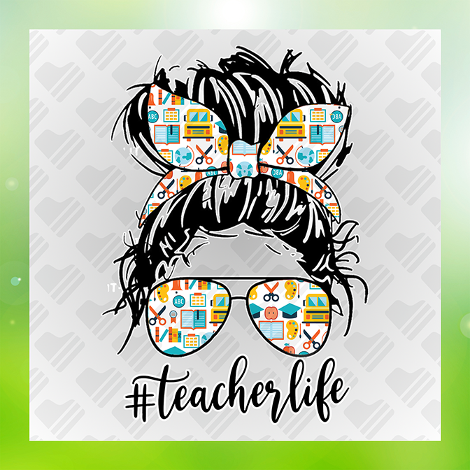 Hashtag Teacher Life Sticker