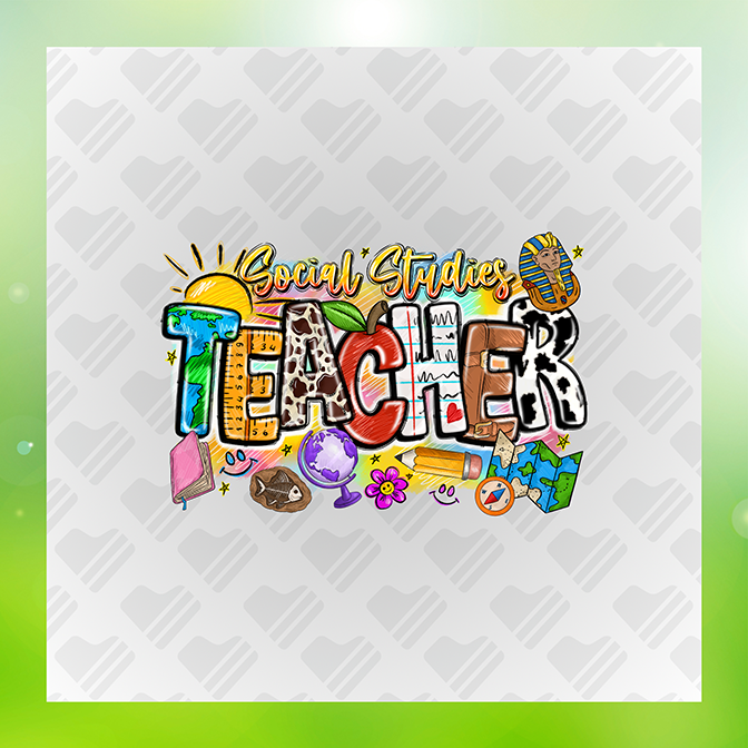 Social Studies Teacher Sticker