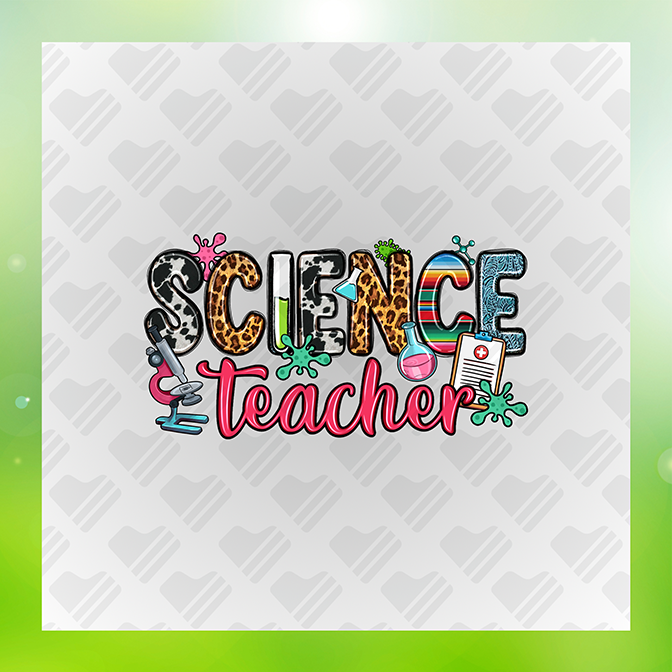 Science Teacher Ver.3 Sticker